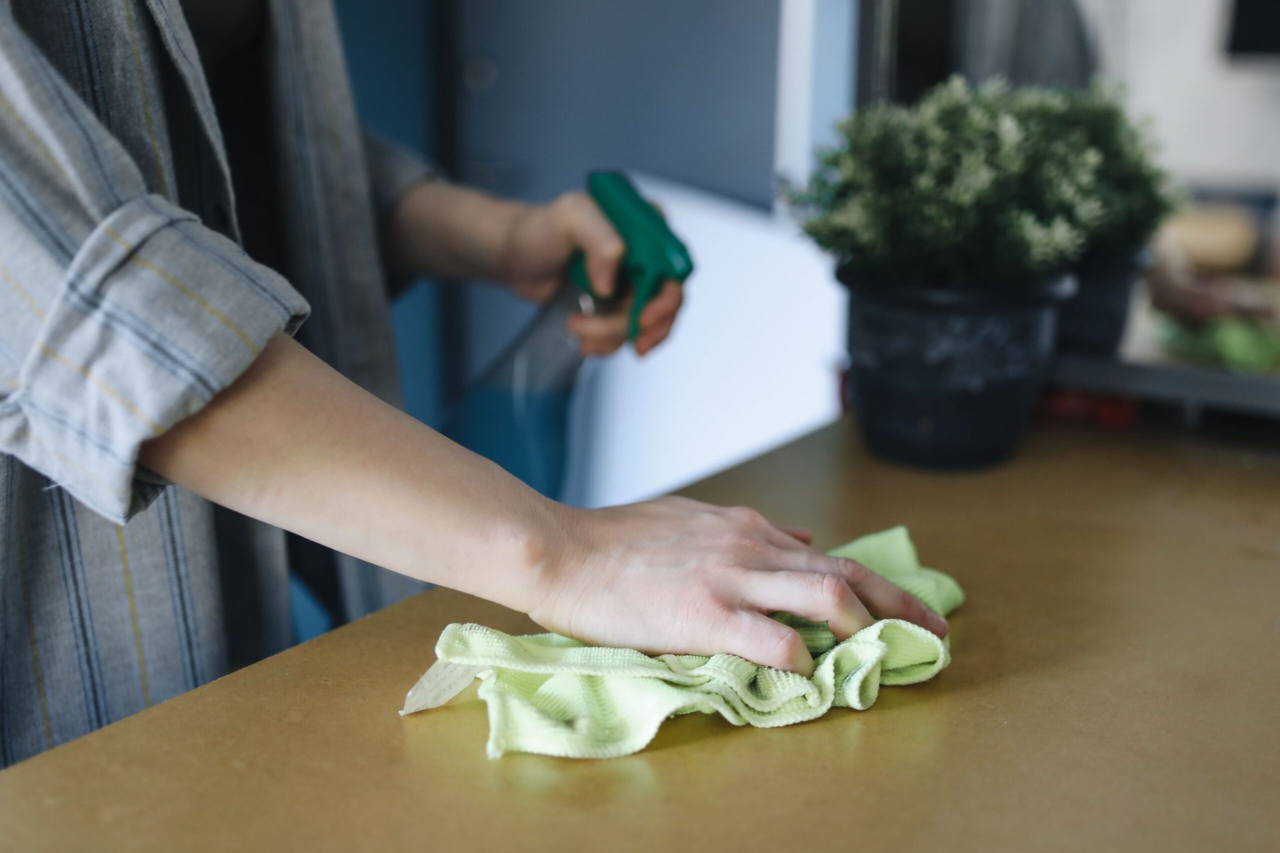 Sweep away every bit of dust.