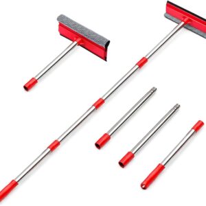 Window squeegee with extendable long handle