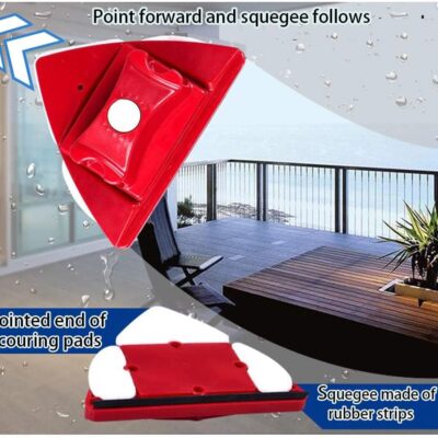 Double-sided magnetic window cleaner