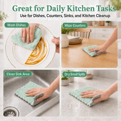 12-piece kitchen dishcloth set