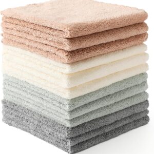 12-piece soft microfiber cleaning cloth set
