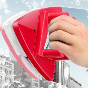 Double-sided magnetic window cleaner