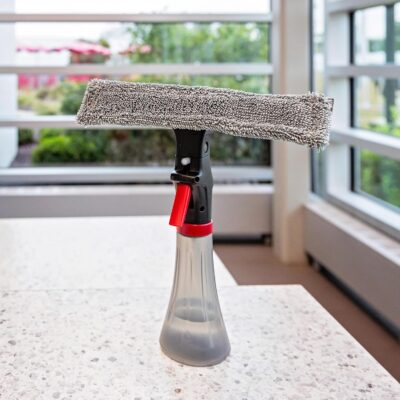 3-in-1 spray window squeegee