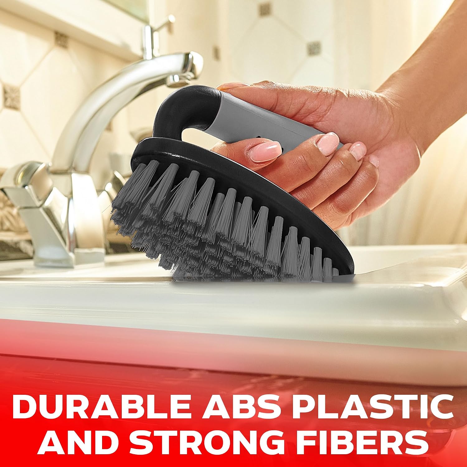 3-piece multi-purpose scrubbing brush set - Image 2